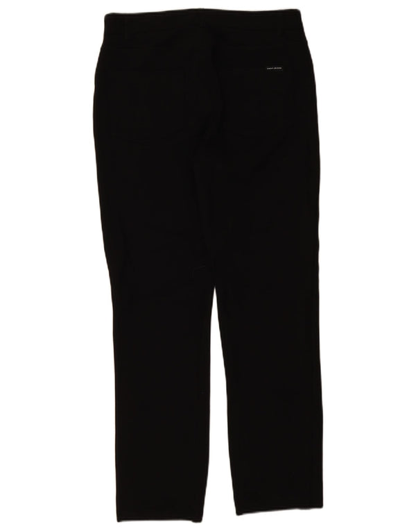 Dkny Γυναικείο Slim Casual Παντελόνι Medium W30 L28 Μαύρο βισκόζη