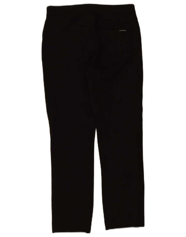 Dkny Γυναικείο Slim Casual Παντελόνι Medium W30 L28 Μαύρο βισκόζη