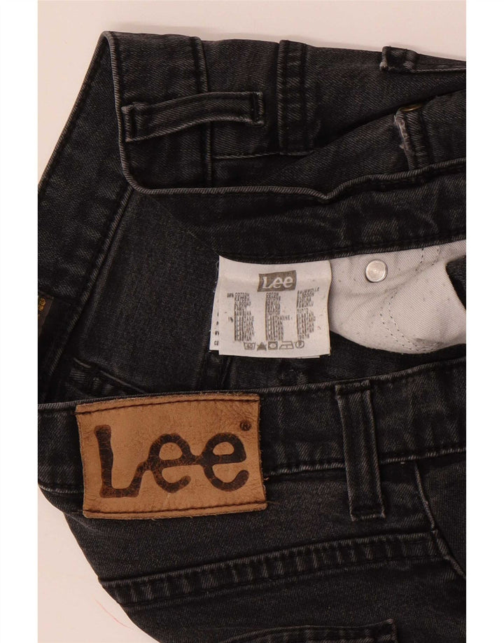 Lee Mens Brooklyn Straight Jeans W33 L31 Μαύρο βαμβακερό
