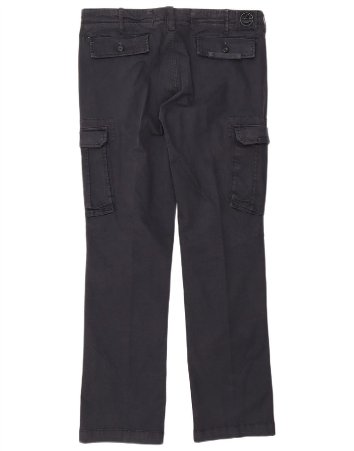 Murphy & Nye Mens Sailmakers Straight Cargo Παντελόνι W34 L32 Navy Blue
