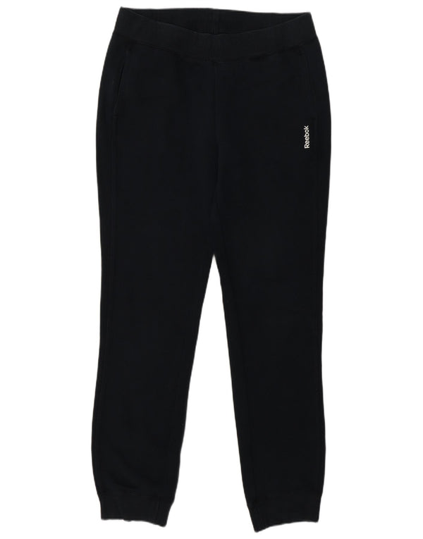 Reebok γυναικεία φόρμα παντελόνια Joggers UK 12/14 Medium Navy Blue Cotton