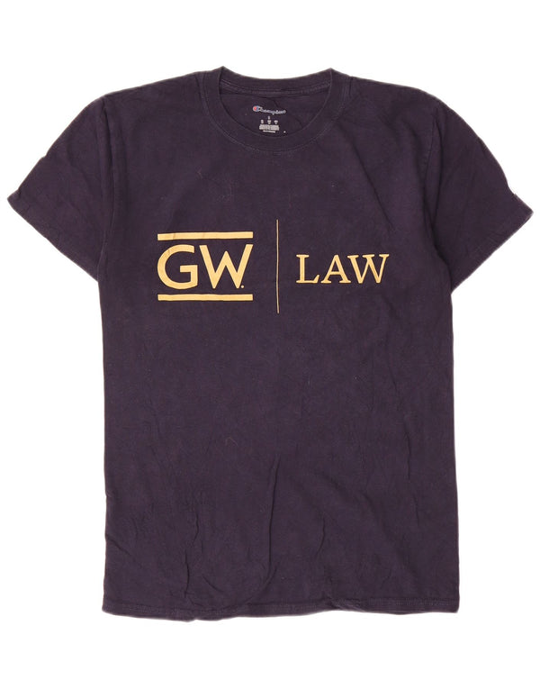 Ανδρικό γραφικό μπλουζάκι Champion George Washington Top Small Navy Blue Cotton
