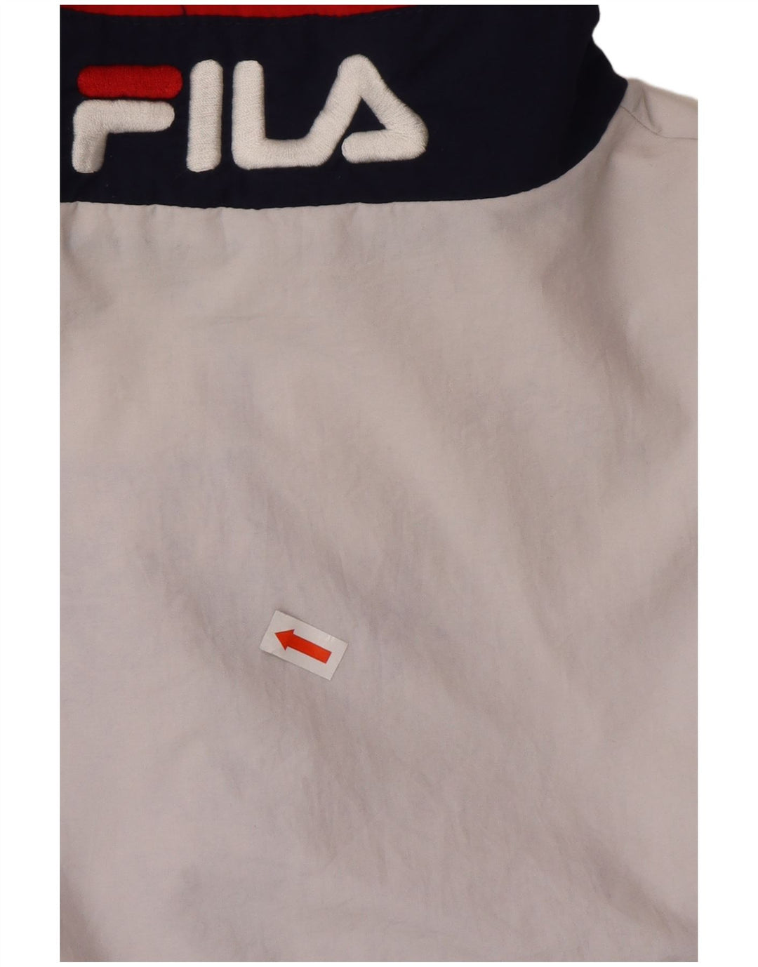 FILA Γυναικεία αθλητική φόρμα μεγάλου μεγέθους Top Jacket UK 6 XS Navy Blue Colorblock