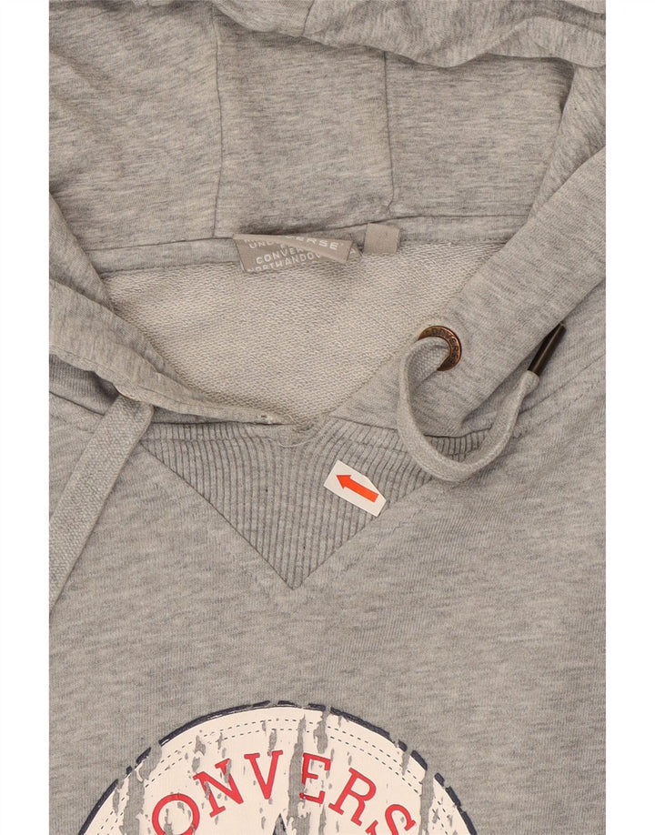 Ανδρικά Converse Graphic Hoodie Jumper XL Grey Flecked