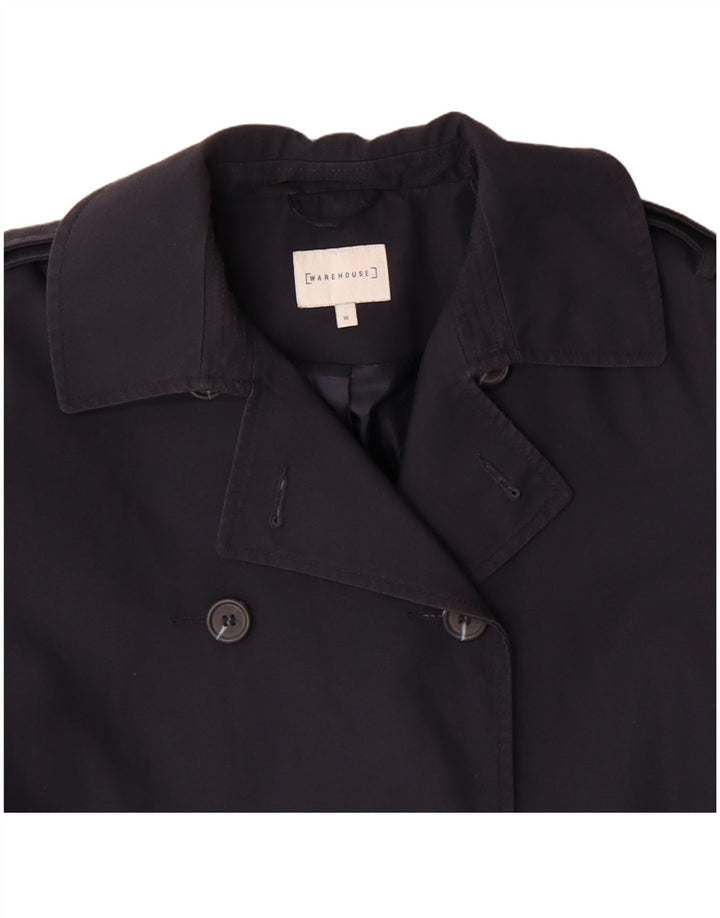 WAREHOUSE Γυναικεία καμπαρντίνα UK 16 Large Navy Blue Polyester
