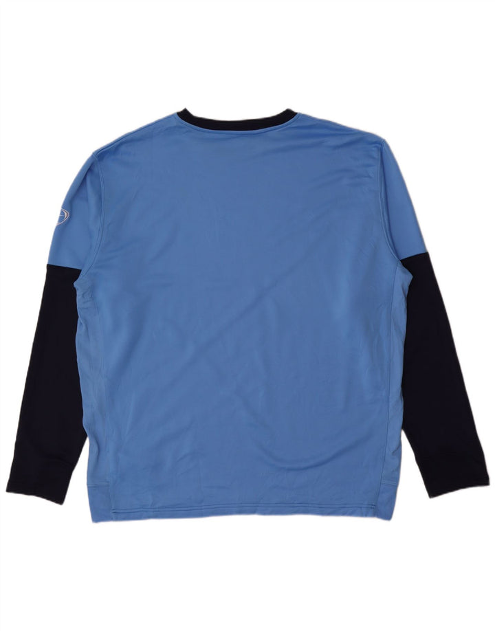 Ανδρικό τοπ Nike μακρυμάνικο UK 47/48 2XL μπλε πολυεστέρας