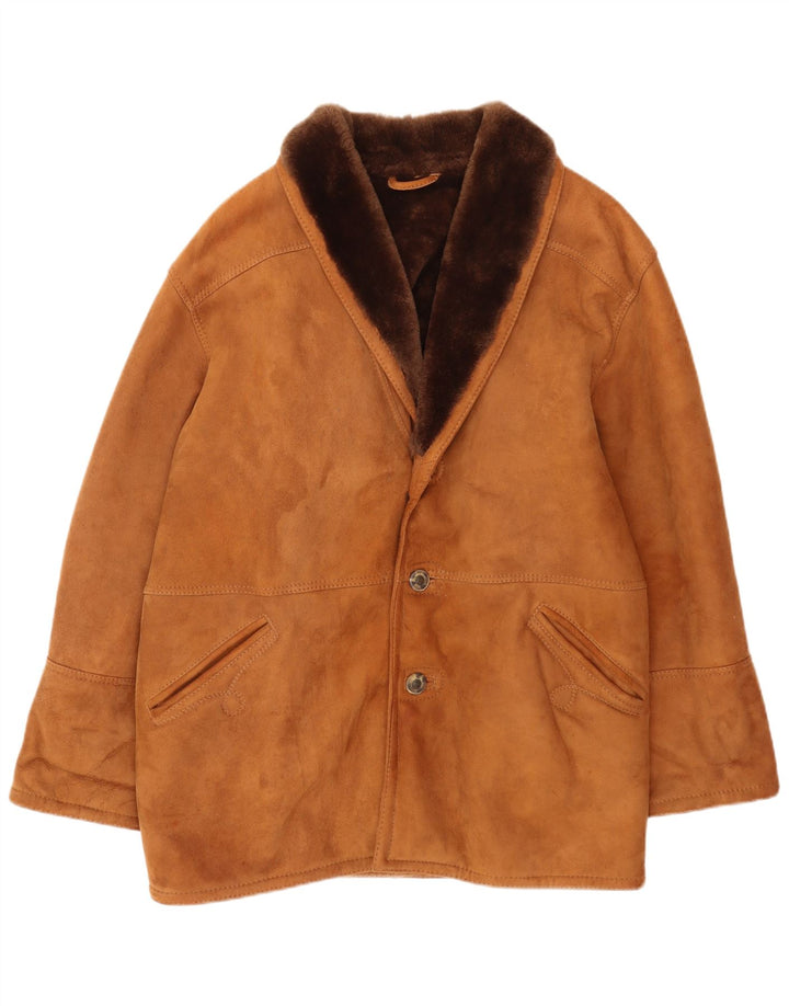 Ανδρικό Shearling Jacket Port Banus IT 50 Large Brown Shearling