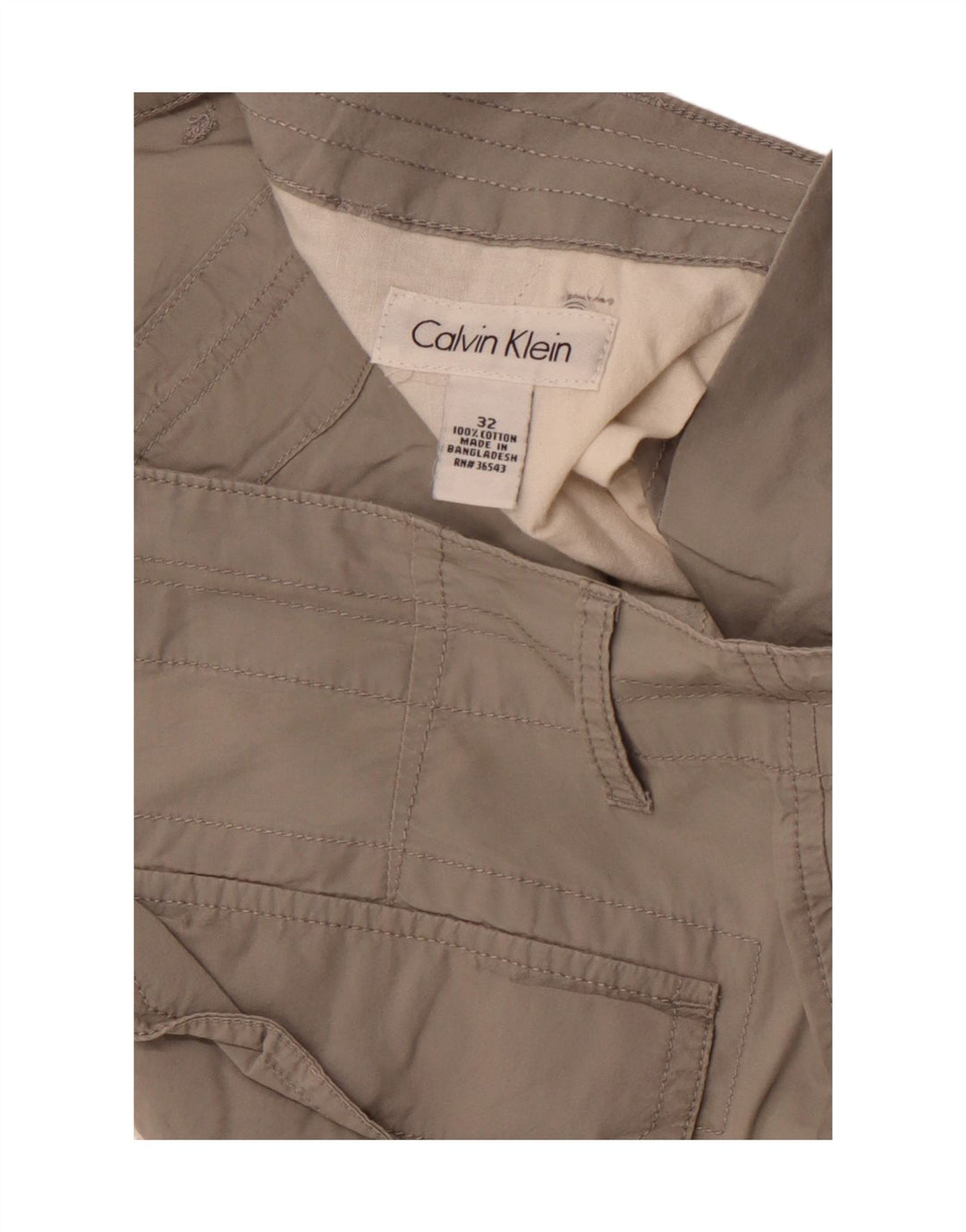 CALVIN KLEIN Ανδρικό βερμούδα Cargo W32 Βαμβακερό μεσαίο γκρι