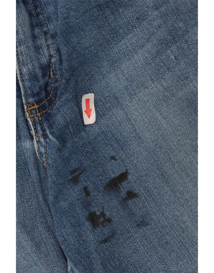 Carhartt Γυναικείο ίσιο τζιν US 8 Medium W30 L31 Blue Cotton