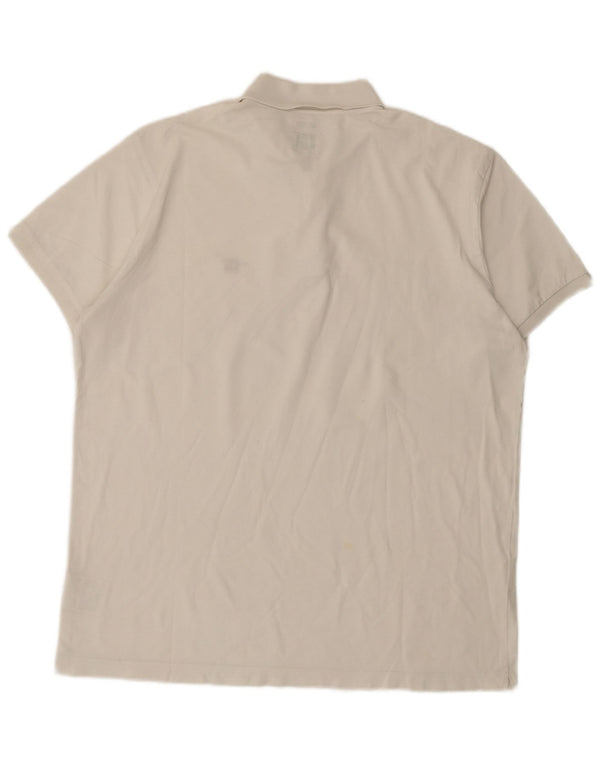 Henry Cottons Ανδρικό πουκάμισο Polo Slim Fit 3XL Λευκό βαμβακερό