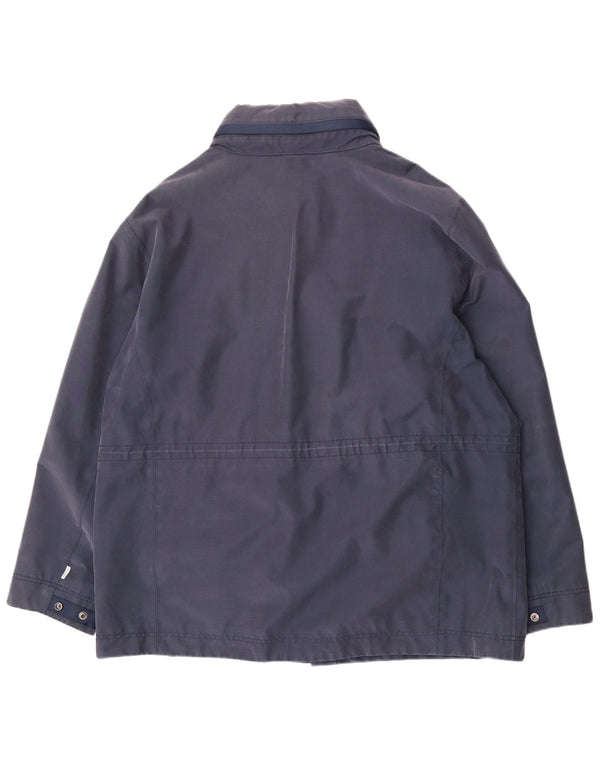 Ανδρικό μπουφάν Timberland με κουκούλα Utility UK 46 3XL Navy Blue Cotton