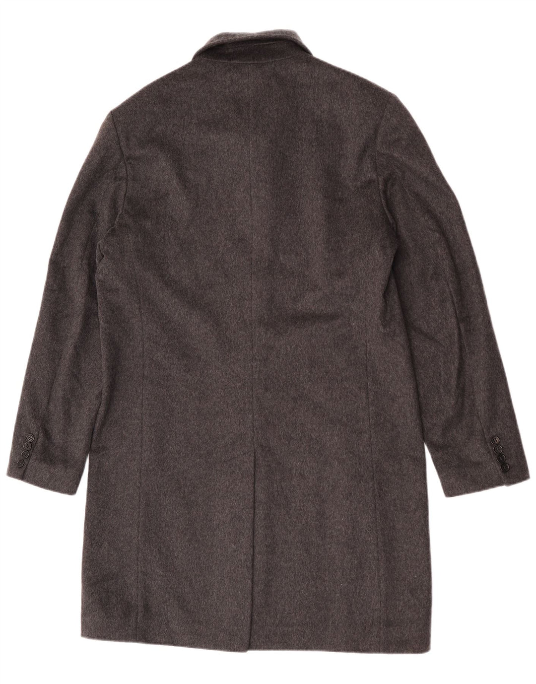 Ανδρικό πανωφόρι Benetton IT 50 Large Grey Wool