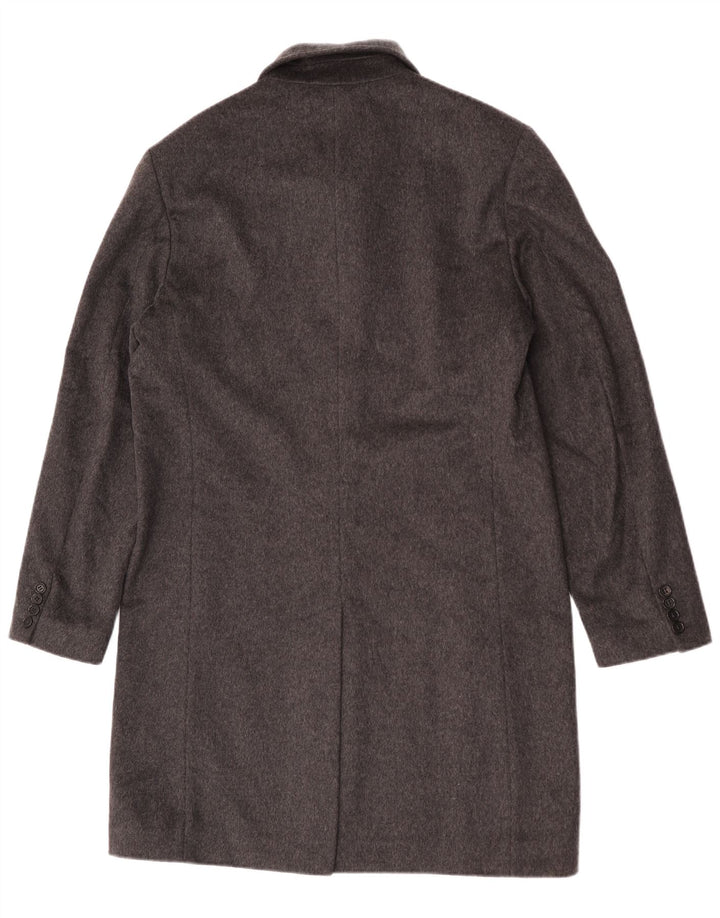 Ανδρικό πανωφόρι Benetton IT 50 Large Grey Wool