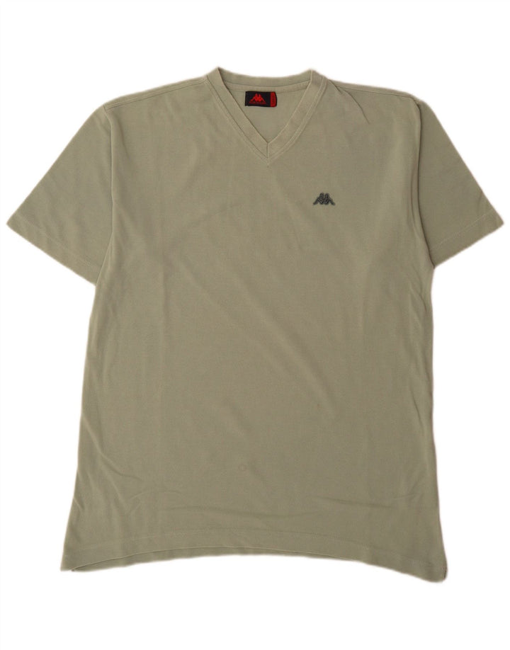 Ανδρικό T-Shirt Kappa Top μεγάλο πράσινο βαμβακερό