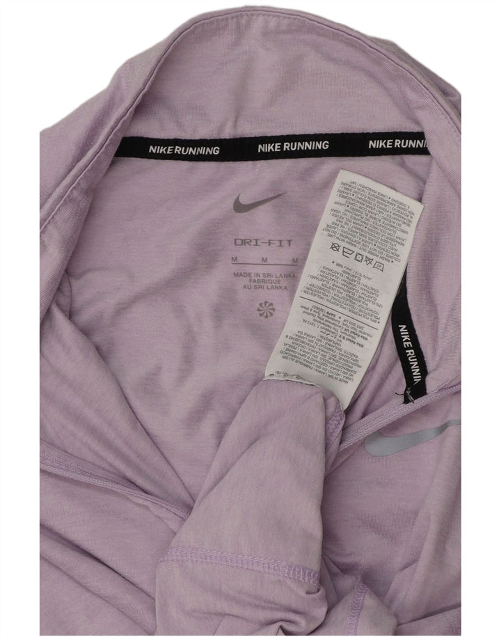 Γυναικεία φόρμα πουλόβερ με φερμουάρ Nike Dri Fit Top UK 14 Medium Purple