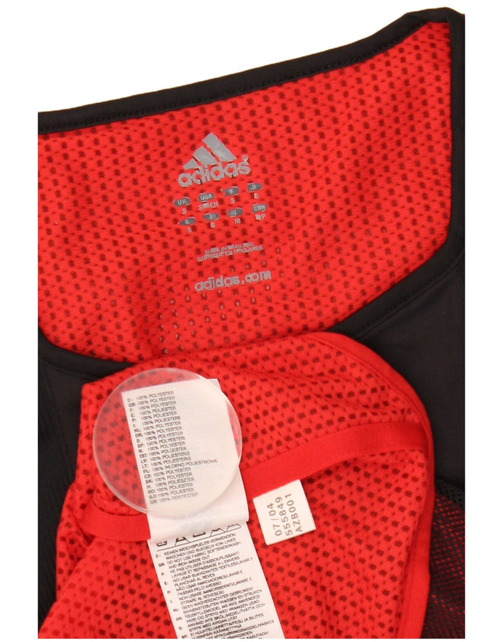 Ανδρικό γραφικό γιλέκο Adidas Climacool Top Small Black Colourblock Polyester