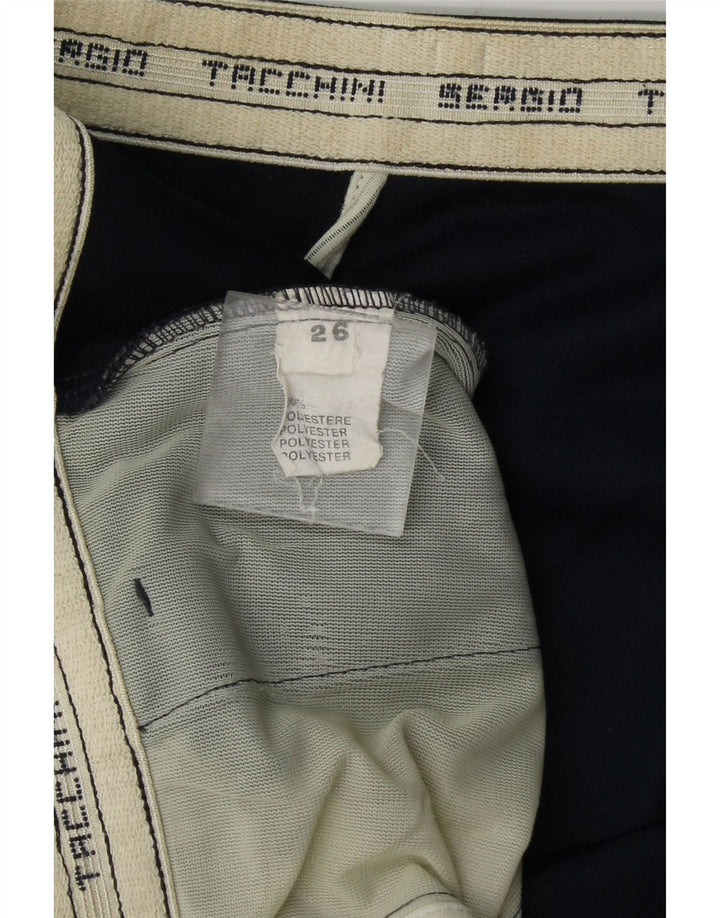 Sergio Tacchini Γυναικείο αθλητικό σορτς UK 14 Large Navy Blue Polyester