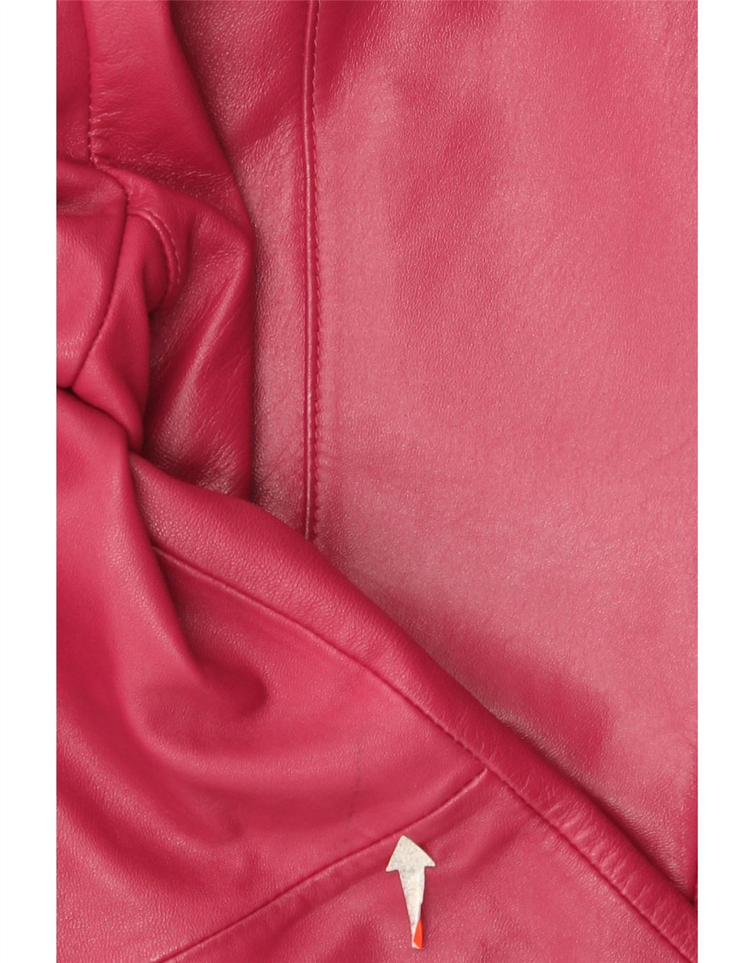Vintage γυναικείο δερμάτινο μπλέιζερ 3 κουμπιών δερμάτινο μπουφάν EU 38 Medium Pink Leather