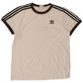 ADIDAS Γυναικείο T-Shirt Top UK 10 Small White Βαμβακερό