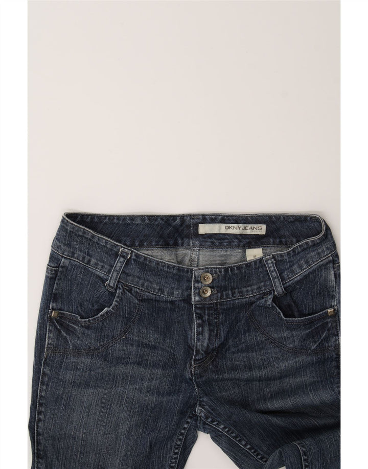 DKNY Womens Petites Slim Jeans US 8 Medium W30 L30 Blue Cotton Vintage Dkny and Second-Hand Dkny from Messina Hembry 