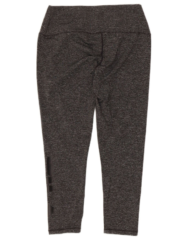 Γυναικεία γραφικά κολάν FILA Capri UK 10 Small Grey Pinstripe Polyester