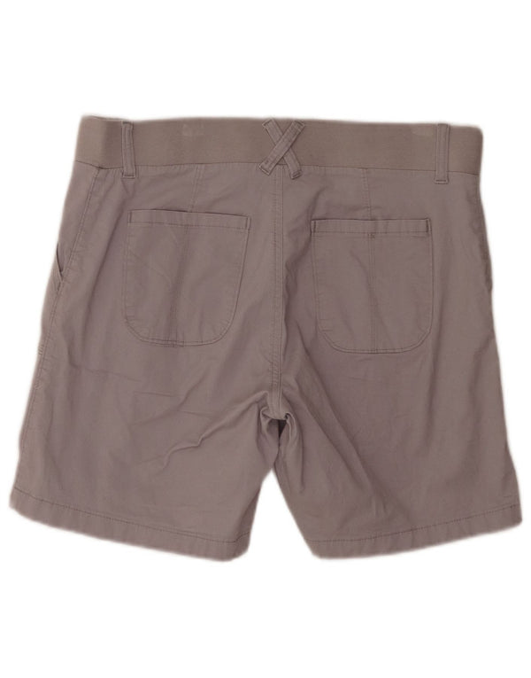 Lee Womens Riders Ψηλόμεσο σορτς Chino US 12 Large W34 Γκρι βαμβακερό