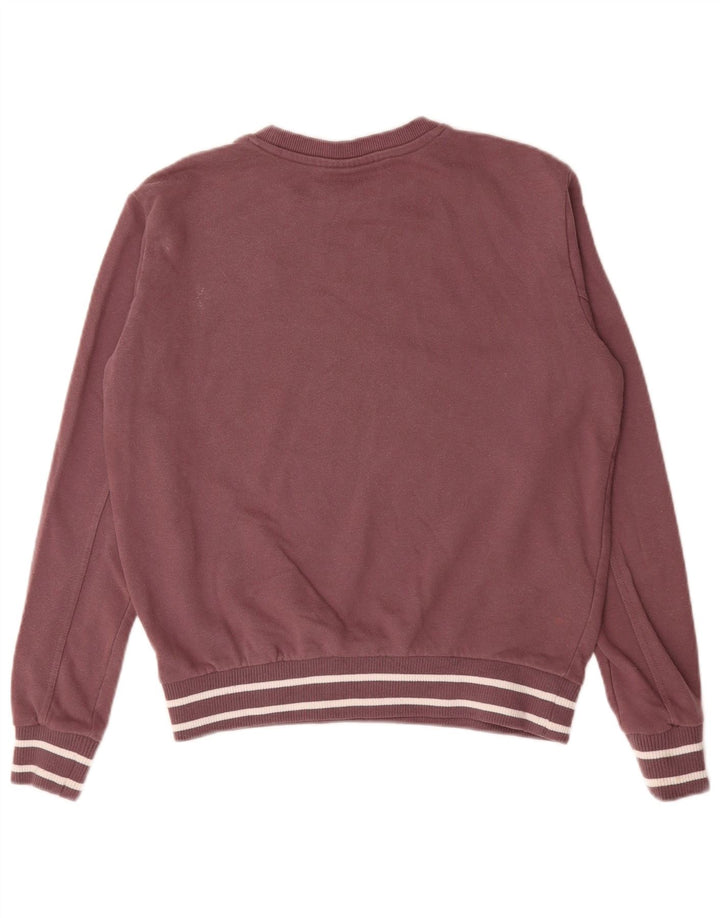 FILA Mens Sweatshirt Jumper Small Maroon Cotton
