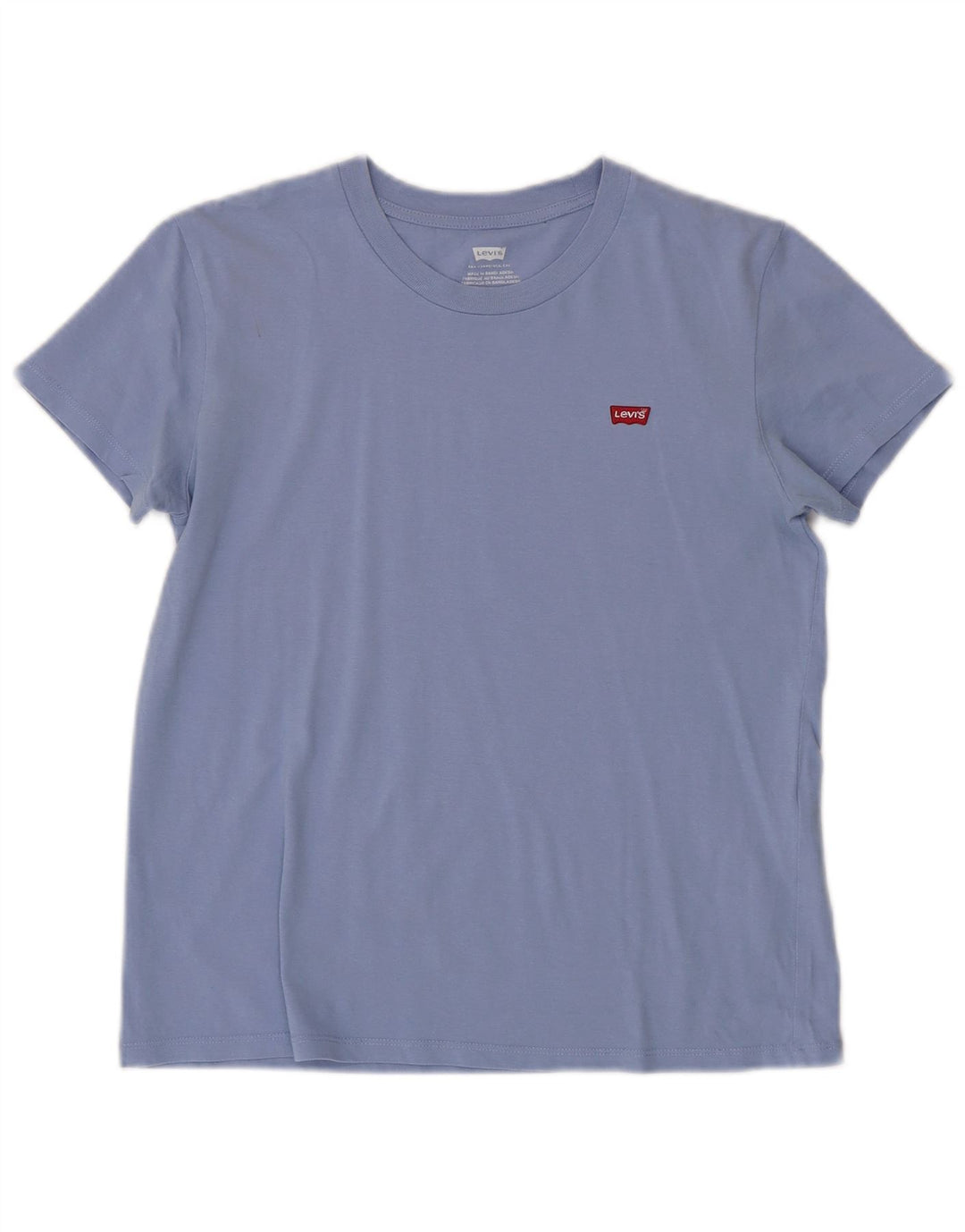 Γυναικείο T-Shirt Levi's Top UK 10 Small Blue Cotton