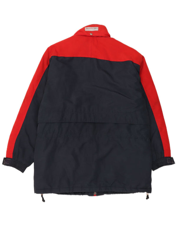 Reebok Ανδρικό παλτό αντιανεμικό με κουκούλα UK 40 μεγάλο μπλε πολυεστέρας