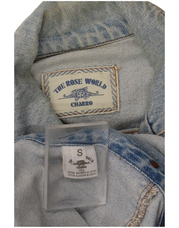 CHARRO Γυναικείο Τζιν Μπουφάν UK 10 Small Blue βαμβακερό