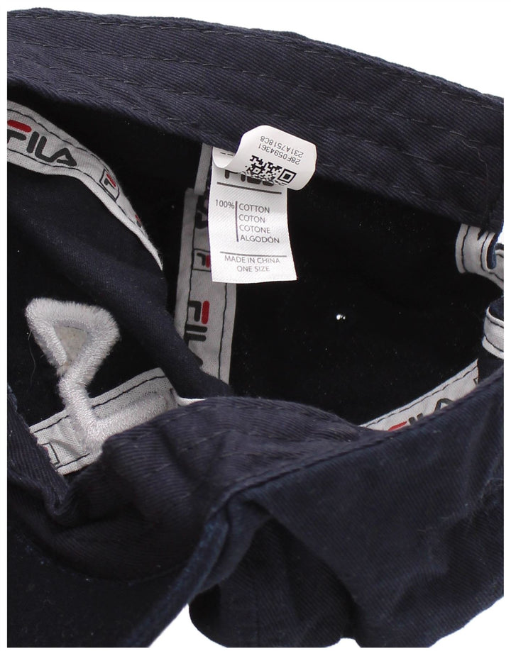 Fila Ανδρικό γραφικό καπέλο μπέιζμπολ One Size Navy Blue Cotton