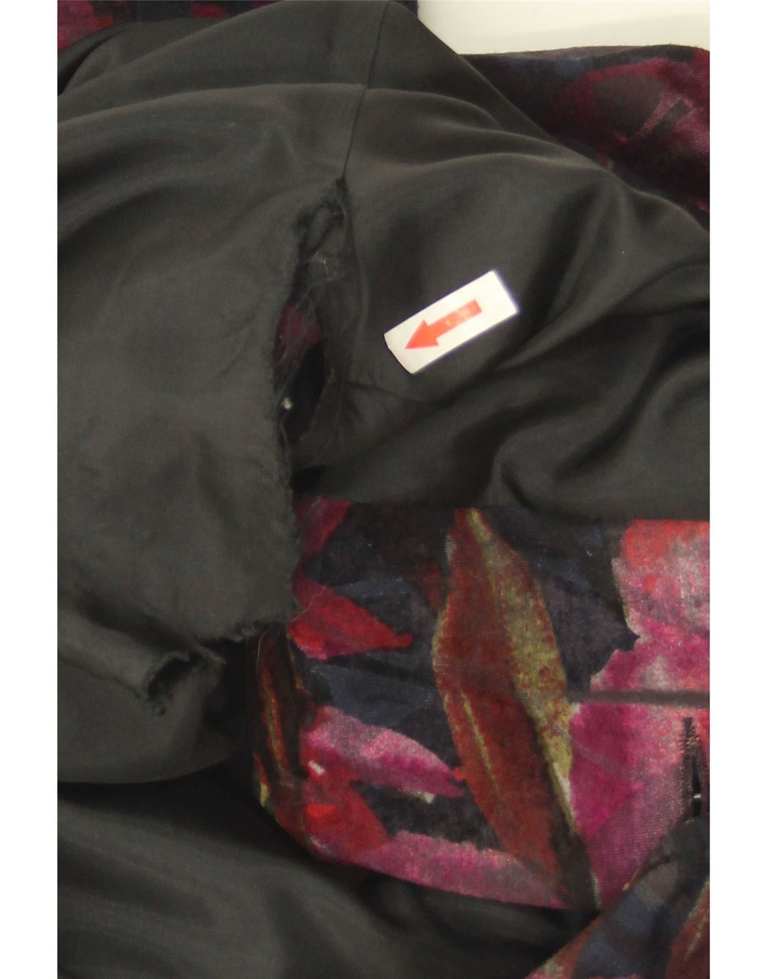 Vintage γυναικείο μπουφάν blazer 3 κουμπιών UK 10 Small πολύχρωμο Floral