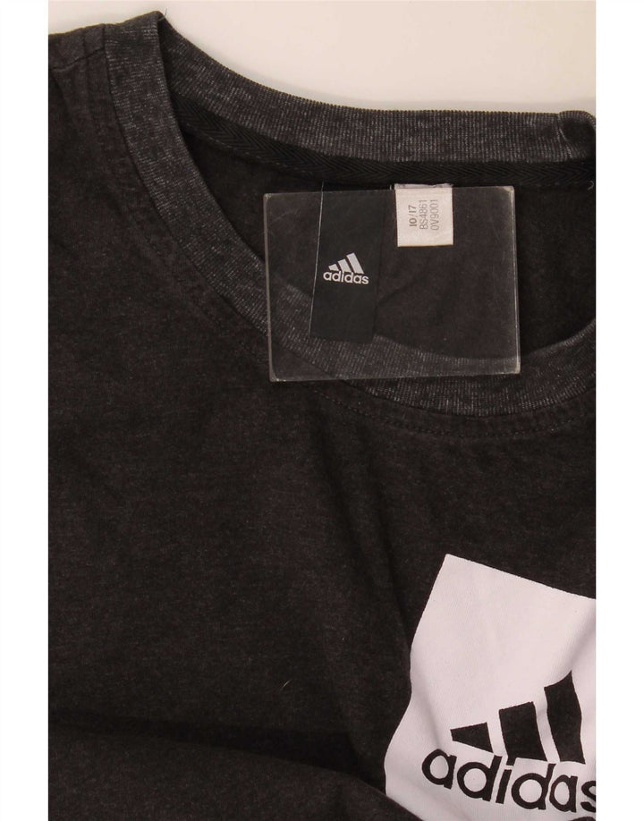 Ανδρικό T-Shirt Adidas Top Μεσαίο Μαύρο