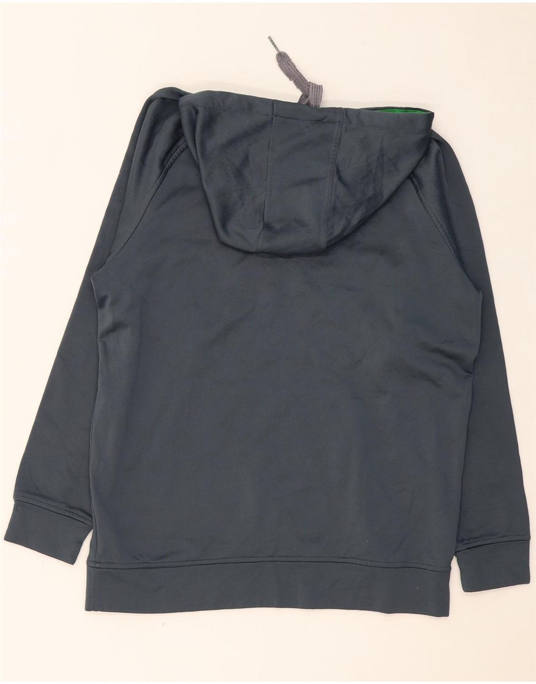 Ανδρικά γραφικά κουκούλα ADIDAS Μεγάλο μπλε ναυτικό πολυεστέρας