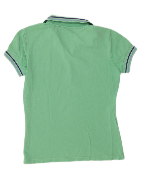 Napapijri Γυναικείο γραφικό πόλο μπλουζάκι UK 14 Large Turquoise