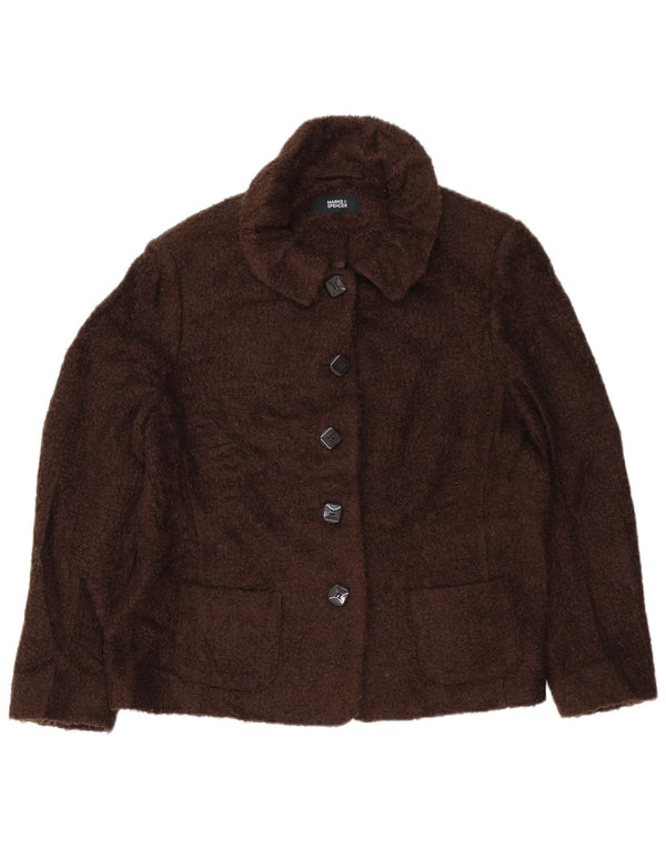 Marks & Spencer Γυναικεία Ζακέτα πουλόβερ UK 18 XL Καφέ Ακρυλικό