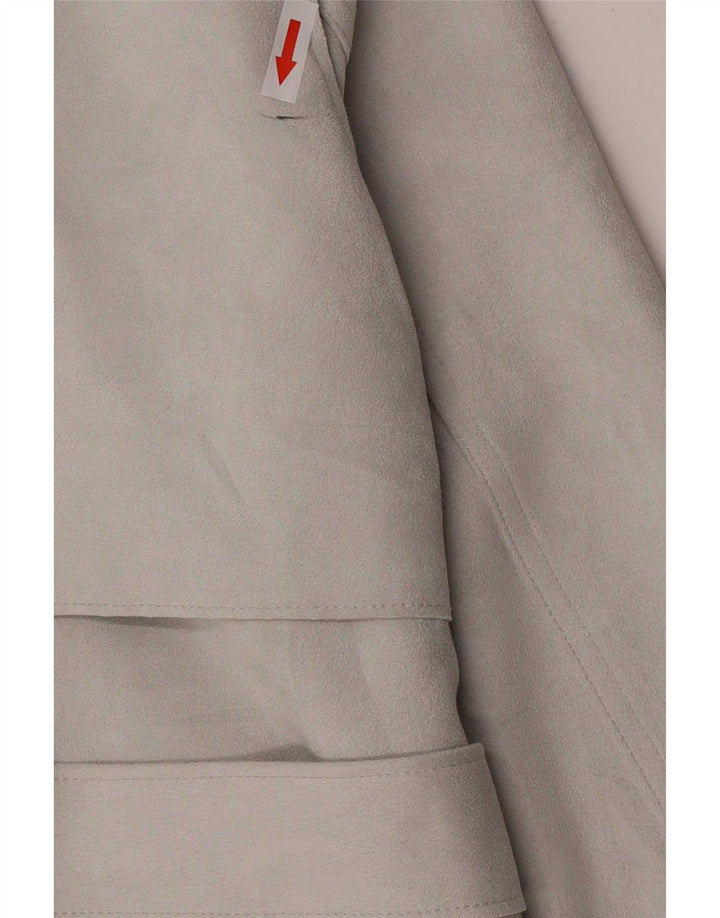 Zara Γυναικεία καμπαρντίνα UK 10 Small Grey Polyester