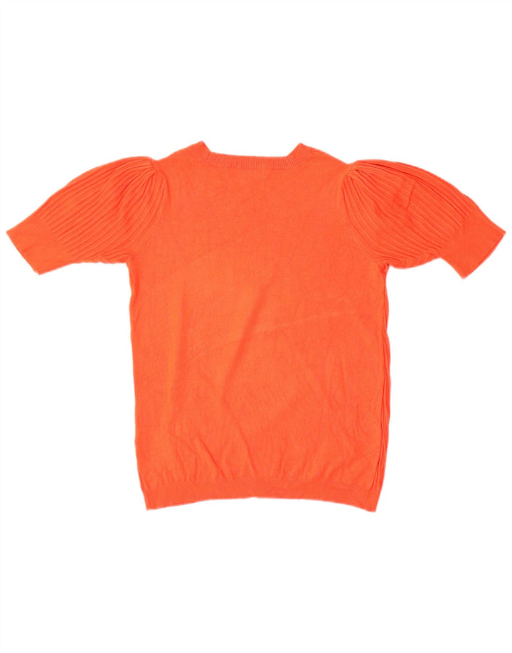 Marks & Spencer Γυναικείο πουλόβερ με λαιμόκαυστο UK 10 Small Orange