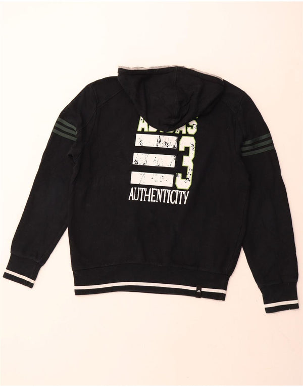 Ανδρική κουκούλα με κουκούλα με φερμουάρ ADIDAS 40/42 μεσαίο μπλε