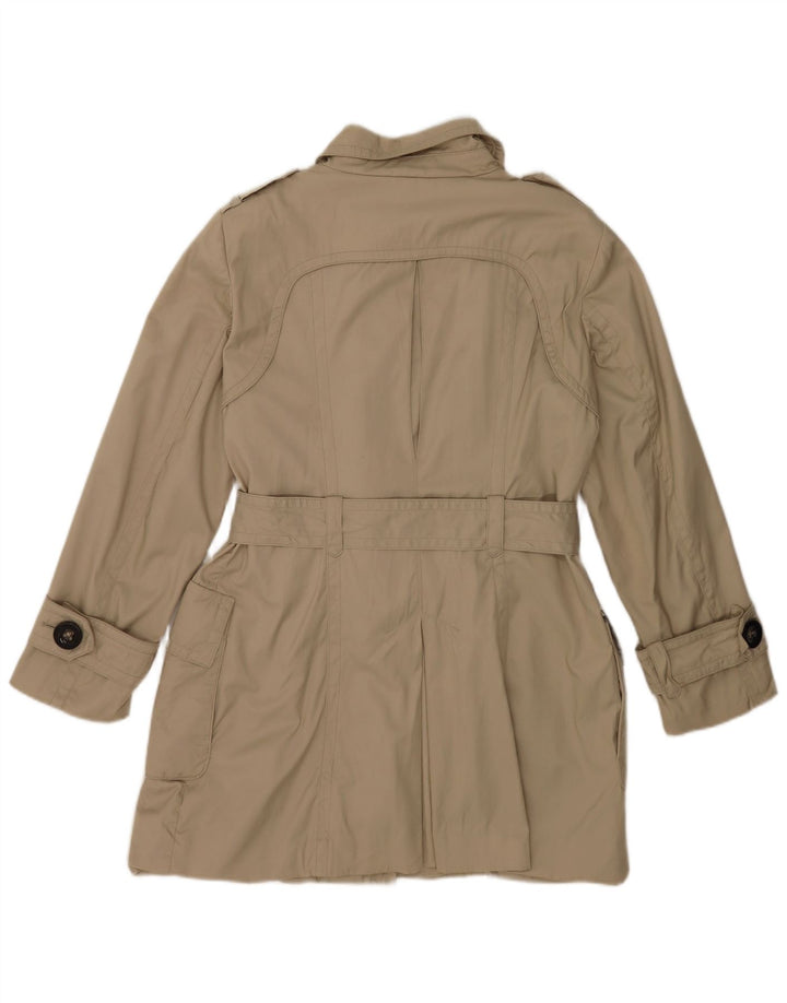 Zara Γυναικεία καμπαρντίνα UK 16 Large Beige Nylon