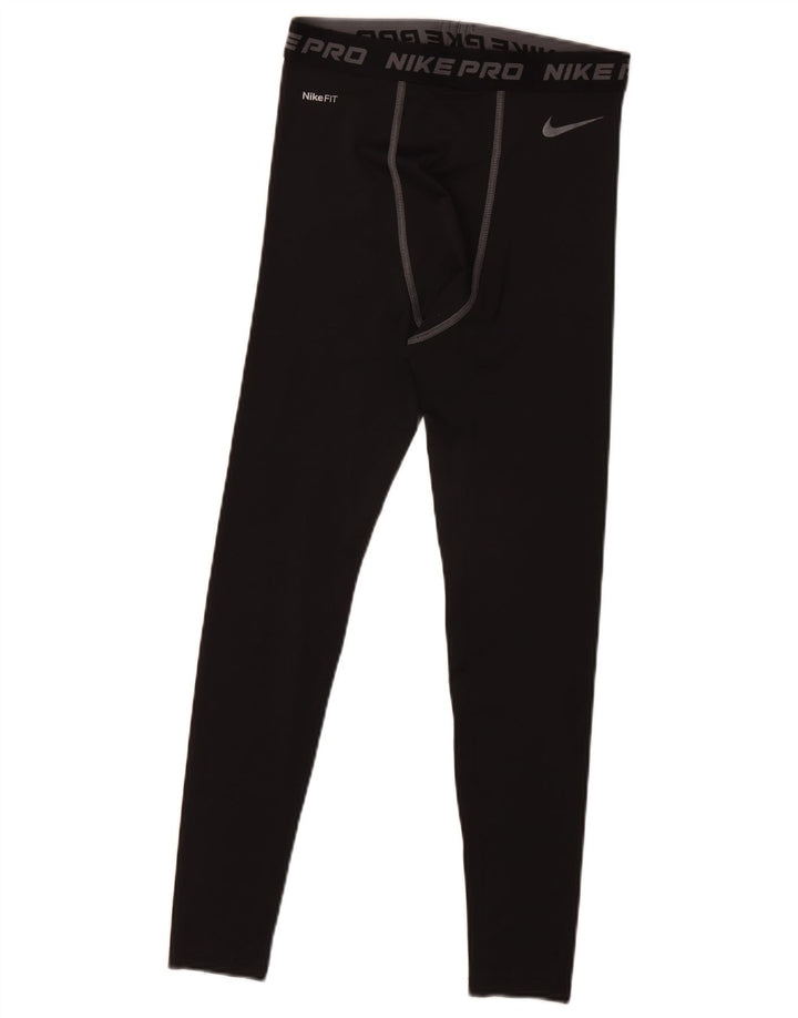Ανδρικά γραφικά κολάν Nike UK 39/41 Μεσαίο μαύρο πολυεστέρα