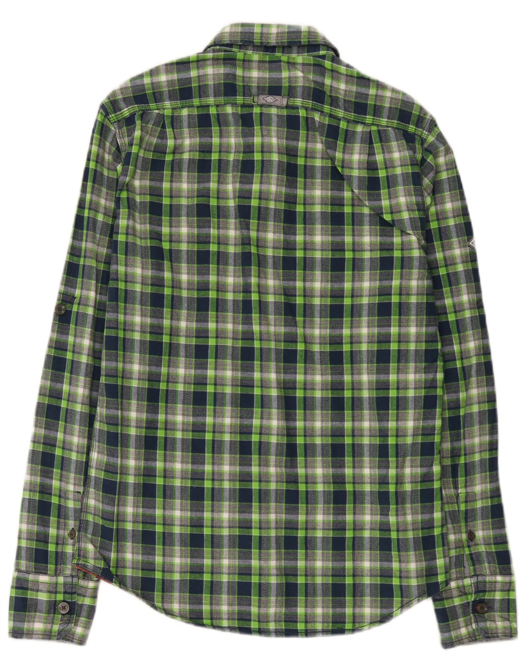 Superdry Γυναικείο Φανελένιο Πουκάμισο UK 14 Μεσαίο πράσινο βαμβακερό καρό
