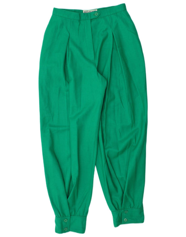 Spirito Γυναικείο Ψηλόμεσο Παντελόνι UK 14 Medium W26 L28 Πράσινο