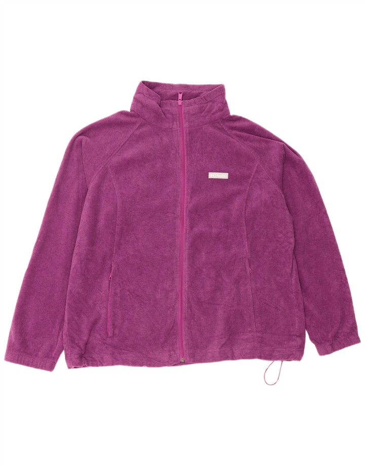 COLUMBIA Γυναικείο Fleece Jacket UK 20 2XL Purple Polyester