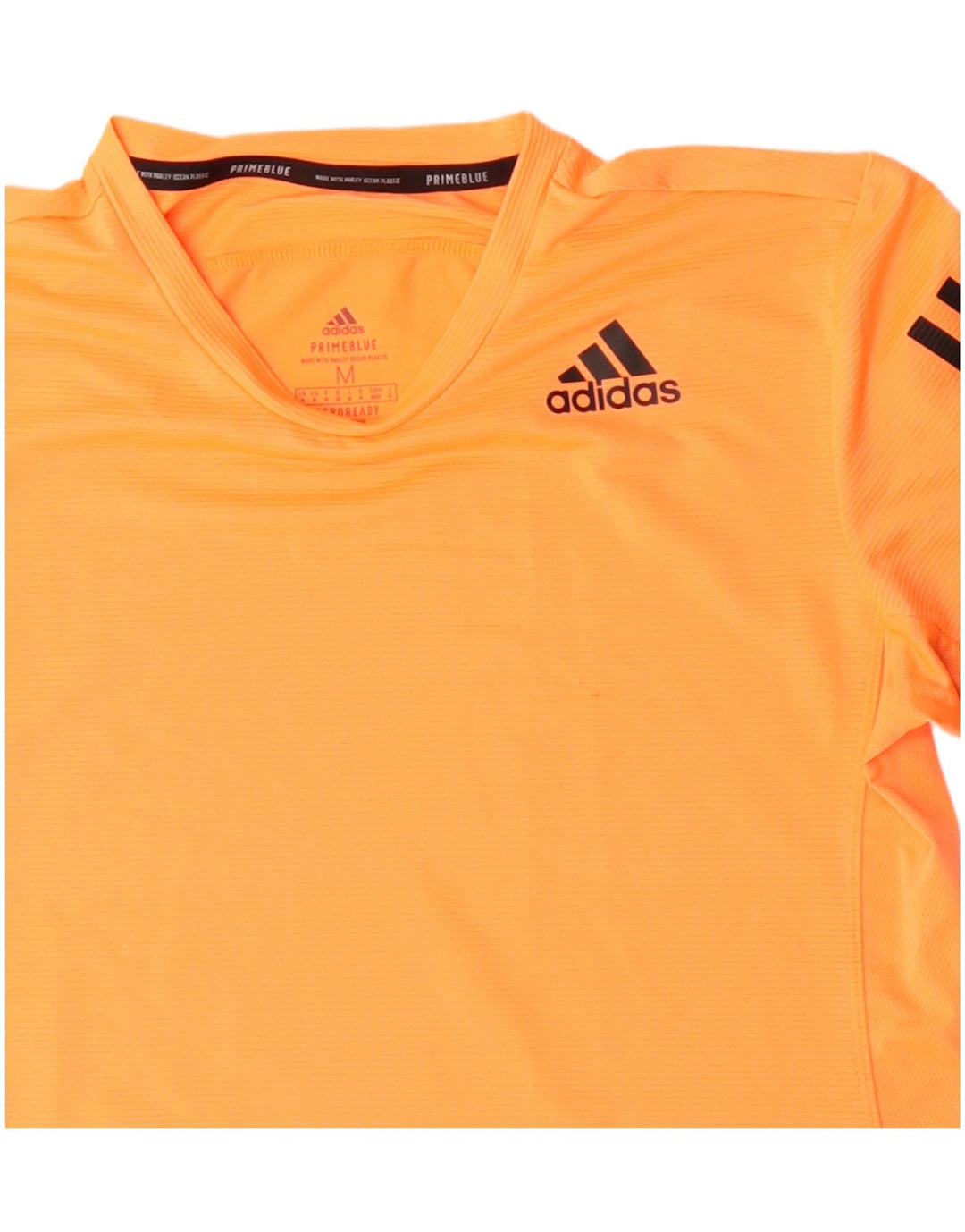 Ανδρικό T-Shirt Aeroready ADIDAS Τοπ μεσαίο πορτοκαλί πολυεστέρας