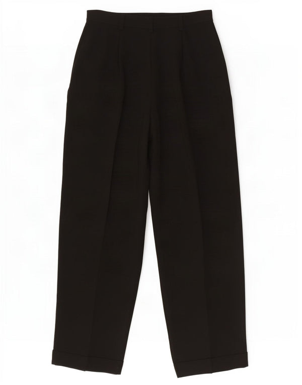 Marks & Spencer Γυναικείο Παντελόνι Κοστούμι UK 10 Small W26 L27 Μαύρο