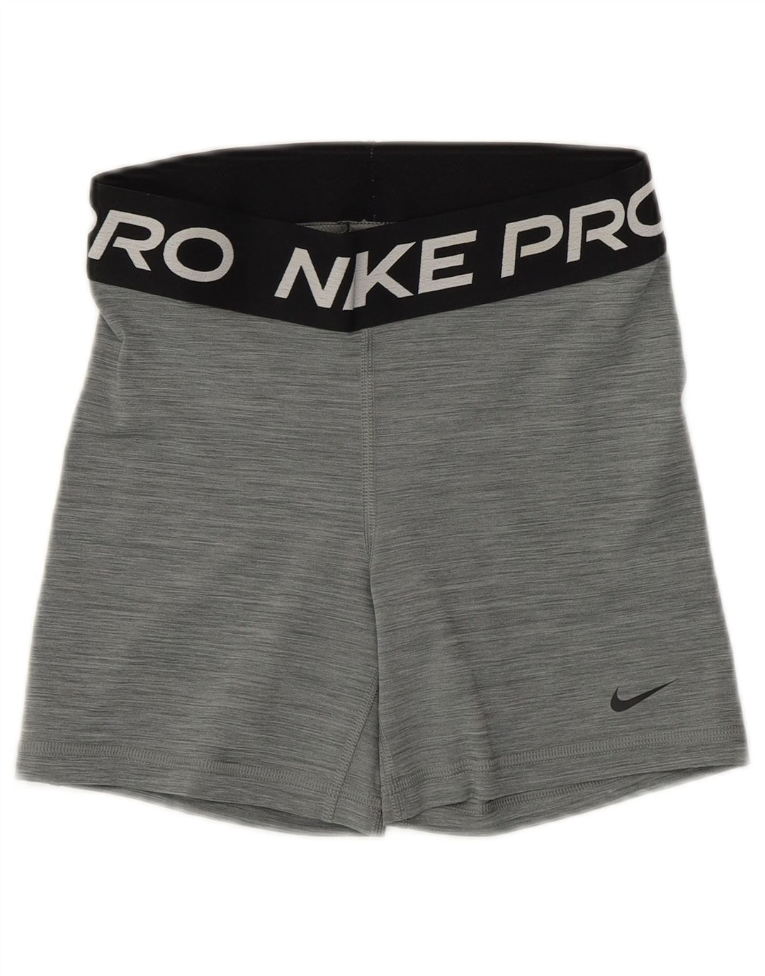 Γυναικεία γραφικά αθλητικά σορτς NIKE Dri Fit UK 10 Small Grey Polyester