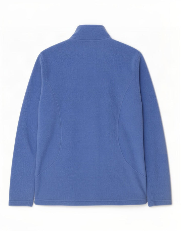 Marks & Spencer Γυναικείο Fleece Jacket UK 12 Medium Blue Polyester