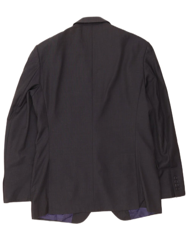 Marks & Spencer Ανδρικό μπλέιζερ με 2 κουμπιά μπουφάν UK 40 Large Navy Blue Polyester