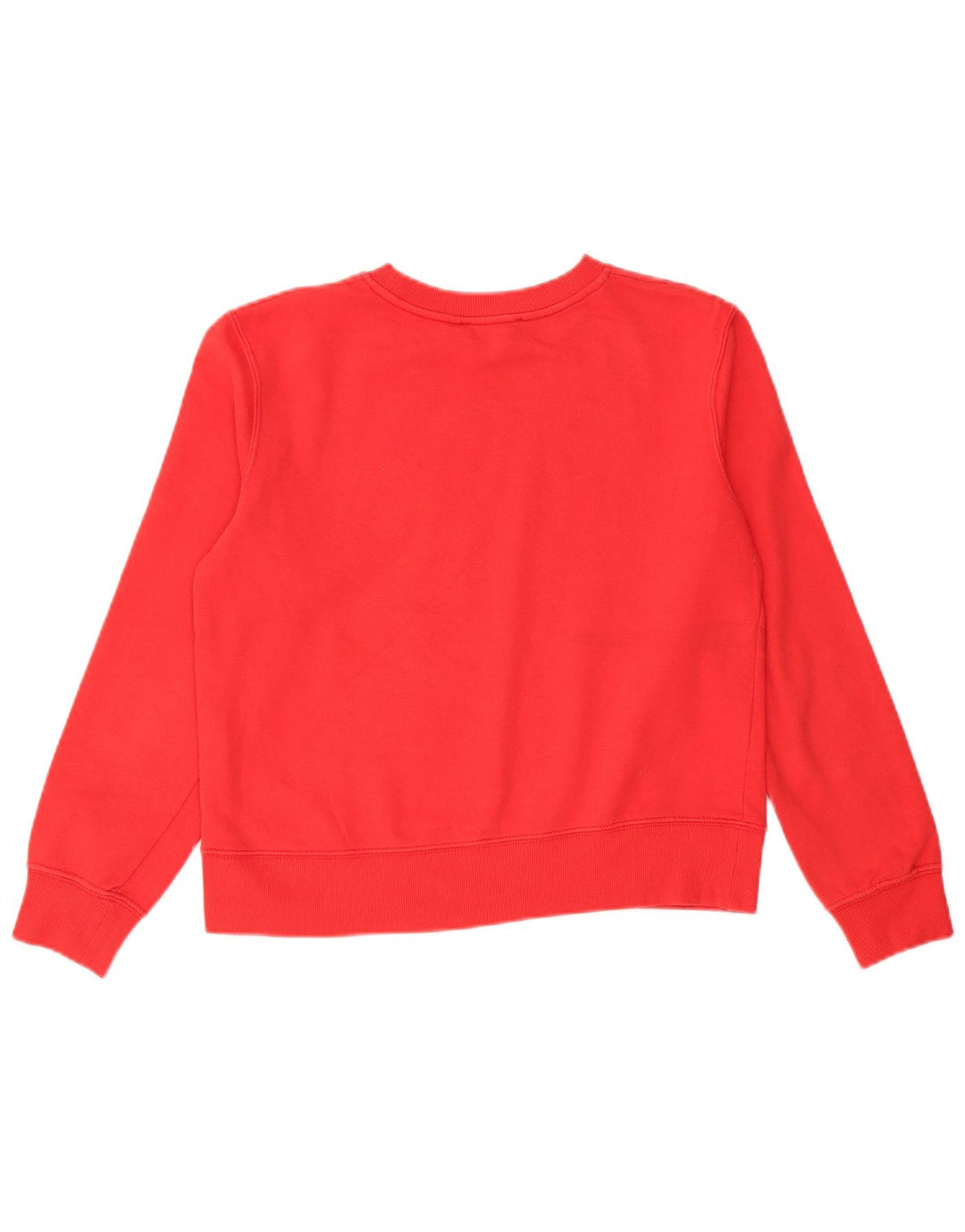 Zara Γυναικείο Φούτερ Jumper UK 14 Μεσαίο κόκκινο βαμβακερό